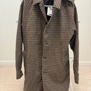 Men's Houndstooth Coat